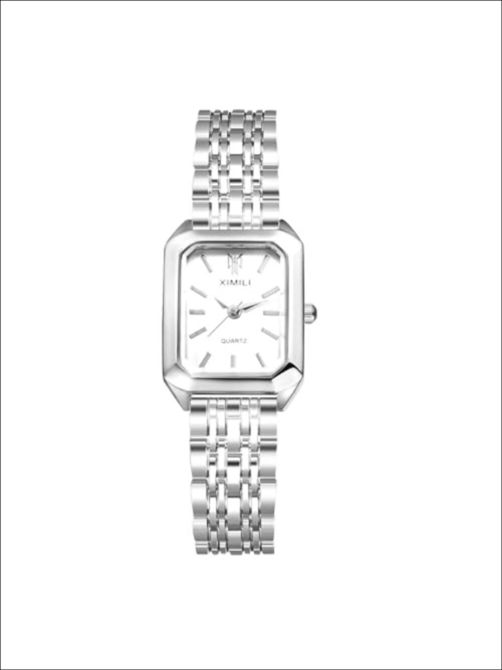 Avaner Womens Square Bracelet Watch Stainless Steel Analog Quartz Elegant